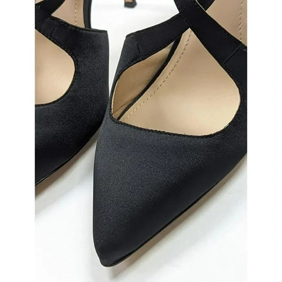 Pour La Victoire Women's Cerry Satin Slingback Heel Pumps Size 10 M (MSRP $245) - Picture 6 of 12